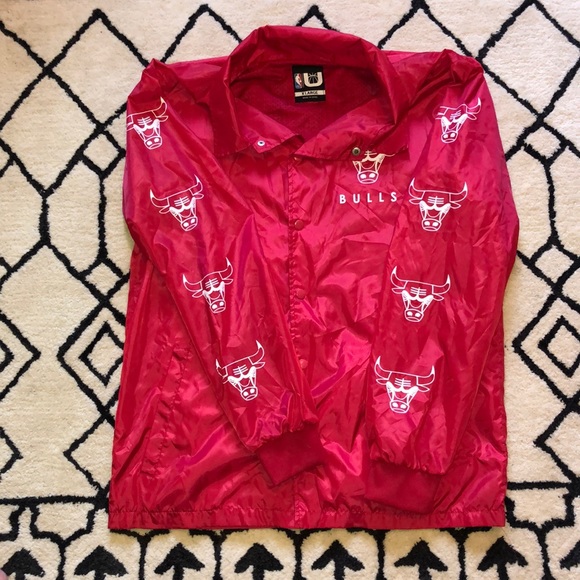 NBA Other - NBA Chicago Bulls logo snap button windbreaker XL